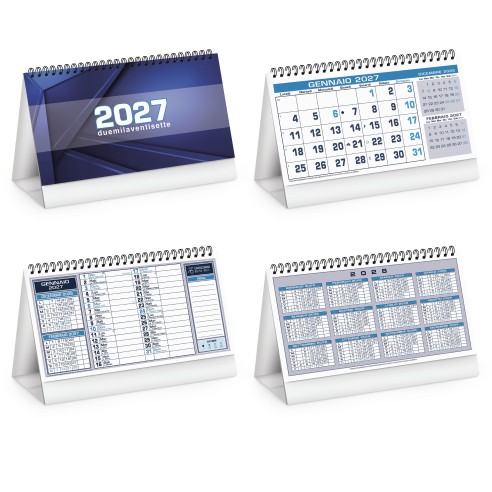 Calendario da tavolo spiralato  con logo