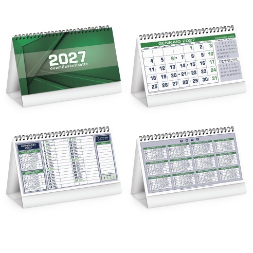 Calendario da tavolo spiralato  con logo