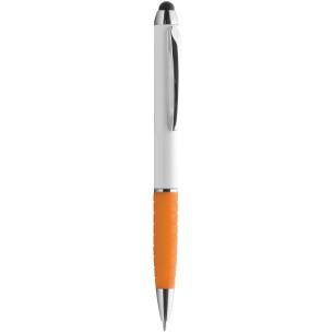 Penna a sfera con gommino per touch screen con logo