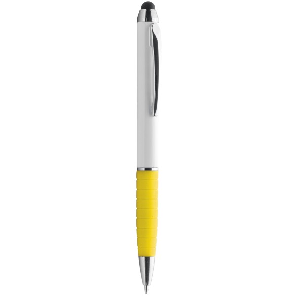 Penna a sfera con gommino per touch screen con logo