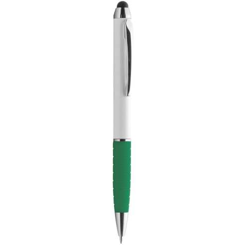 Penna a sfera con gommino per touch screen con logo