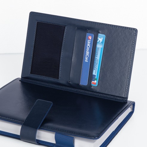 Agenda portafoglio con logo