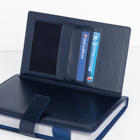 Agenda portafoglio con logo