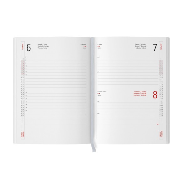 Agenda portafoglio con logo
