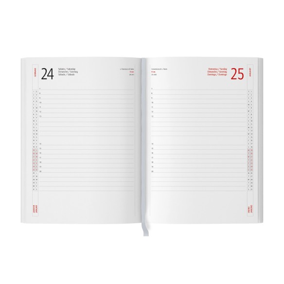 Agenda portafoglio con logo