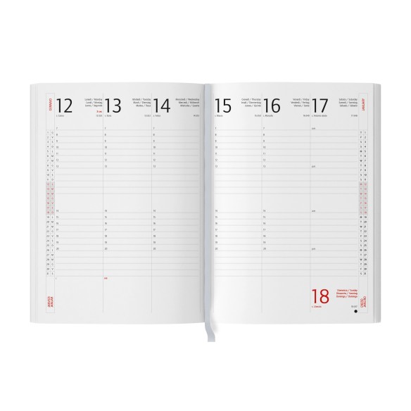 Agenda portafoglio con logo