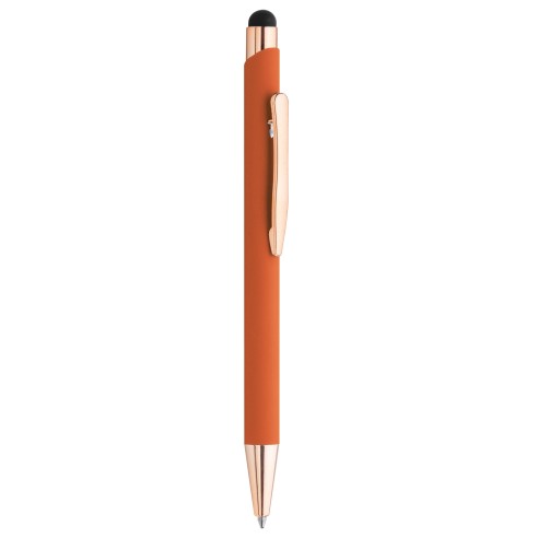 Penna a sfera con touch con logo rose flash