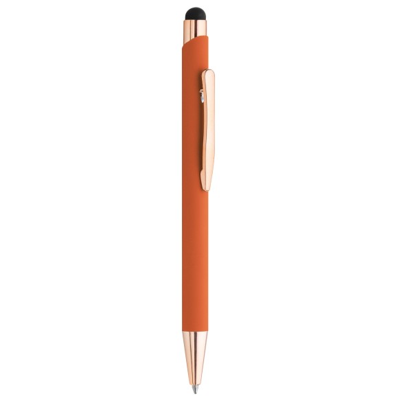 Penna a sfera con touch con logo rose flash