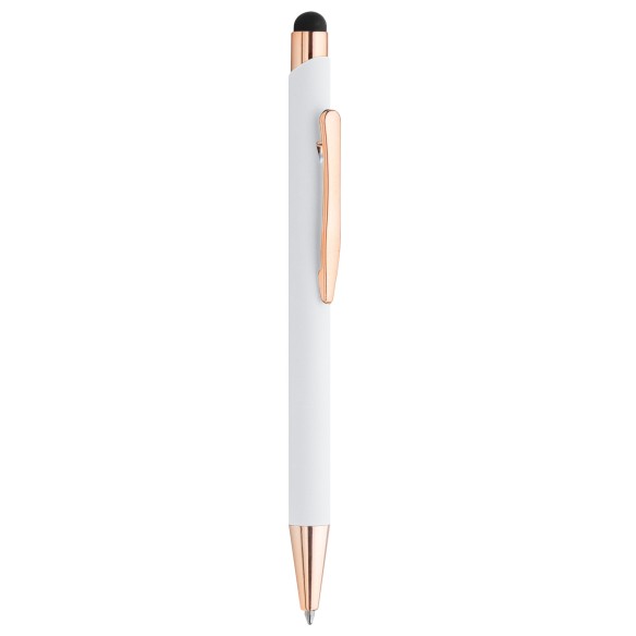 Penna a sfera con touch con logo rose flash