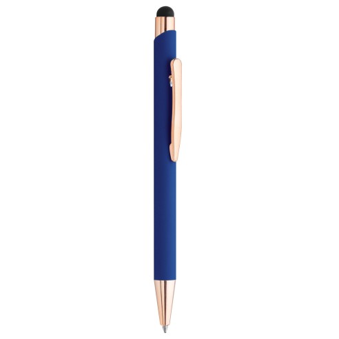 Penna a sfera con touch con logo rose flash