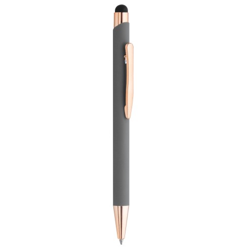 Penna a sfera con touch con logo rose flash