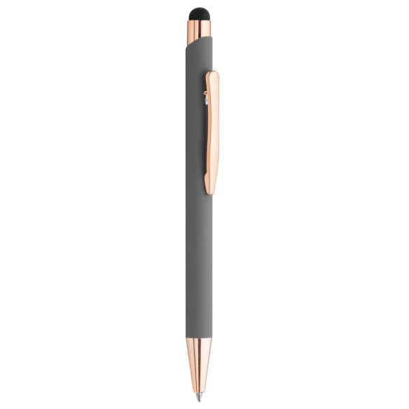Penna a sfera con touch con logo rose flash