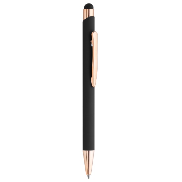 Penna a sfera con touch con logo rose flash