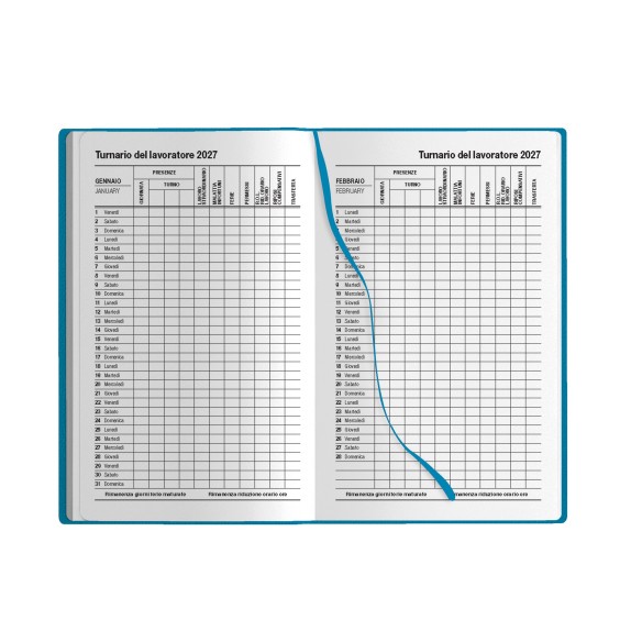Agenda settimanale 128 pagine  settimanale con penna