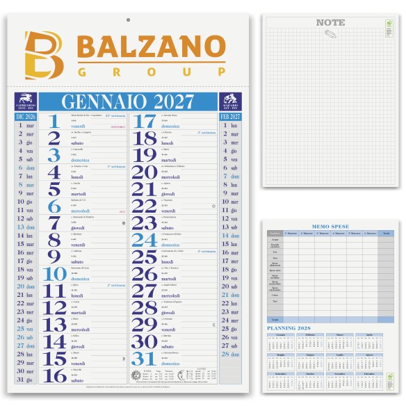 Calendario olandese Classic con personalizzazione