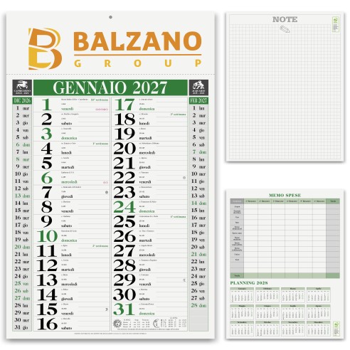 Calendario olandese Classic con personalizzazione